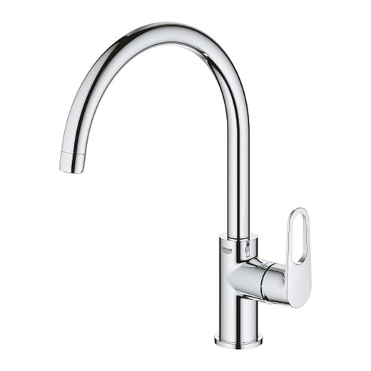 Monomando GROHE Fregadero 1/2" Baucurve Ohm Caño Alto 28Mm