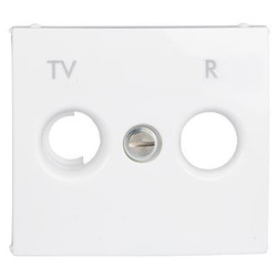 Tapa Toma Tv-R Valena Blanco