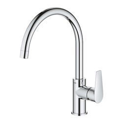 Monomando GROHE Fregadero Bauedge Caño Giratorio Tamaño Xl Cromo