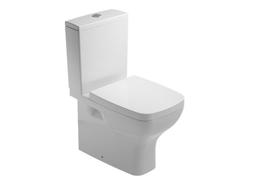 Tanque Con Tapa Street Square Izquierda 3/4,5L Blanco